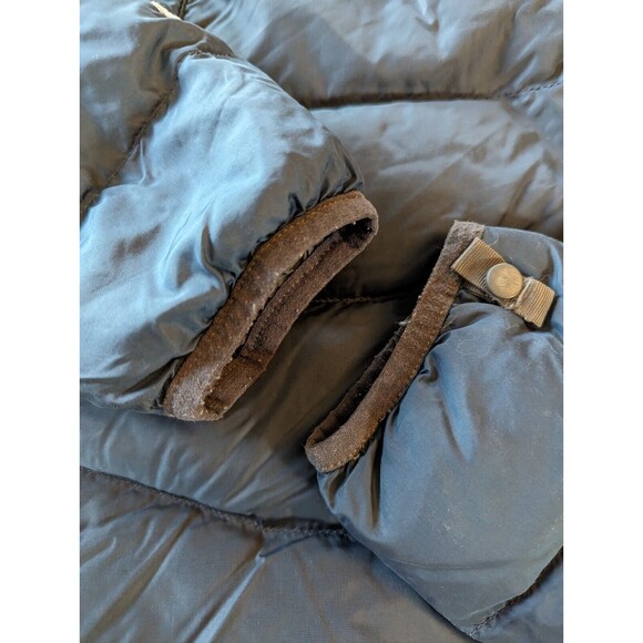 NORTH FACE Nuptse 550 Fill Down Puffer Jacket Blue Gray Boys Medium - Picture 12 of 12